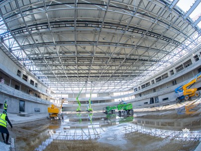 Az egész régió közösségi tere lesz - ütemterv szerint épül az Alba Aréna