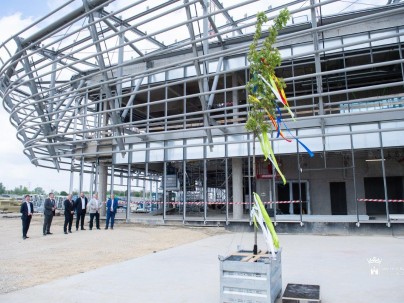 Bokréta ünnepség Székesfehérváron - várhatóan év végére elkészül az Alba Aréna