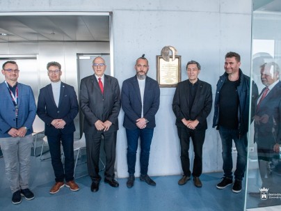 Felavatták az Építőipari Nívódíj elnyerését tanúsító táblát