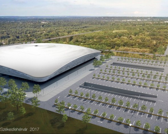 Épül az Alba Aréna új útkapcsolatokkal és P+R parkolókkal együtt